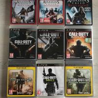 Saga Assassin's C, CoD, GTA e giochi di corsa Ps3