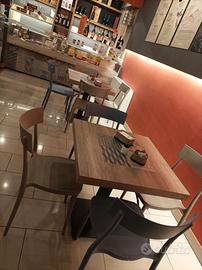 Set tavolini e sedile