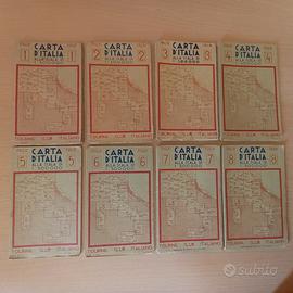 Carta d'Italia alla scala 1:500.000 T.C.I.