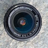 Grandangolo Pentax - M 1:3.5 28mm con custodia