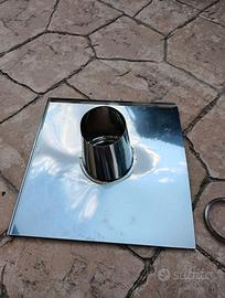 FALDALE ACCIAIO INOX 45Cm H 22Cm FORI D.10/12mm