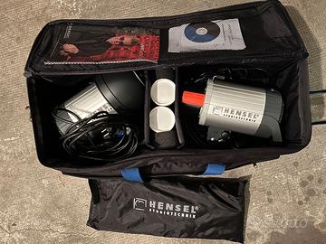 Hensel 2 torce flash expert 500 Kit COMPLETO