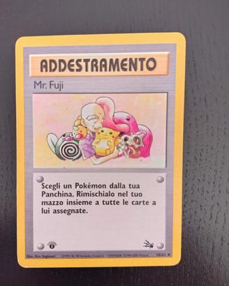 mr fuji fossil anni 90 carte pokemon