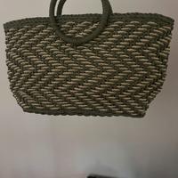 Borsa da mare in paglia