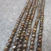 Perle Biwa 3mm, 6 fili da 41 cm da infilare