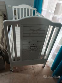 Culla Lettino Italbaby +materasso + coprimaterasso