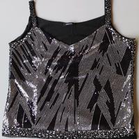 Camicetta ELENA MIRÒ da sera con paillettes tg.M