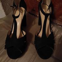 SANDALI DONNA TESSUTO VELLUTATO 