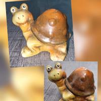 N. 05 Coppie Di Tartarughe Decorative Sarde In Cer