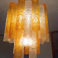 Lampadario Venini design Tronchi di Toni Zuccheri 