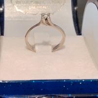 Anello oro 18 ct con brillantino gr 1,75 Comete 