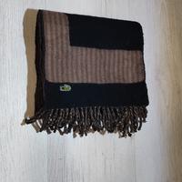 Sciarpa Lana Di Agnello Marrone E Nera, Come Nuova