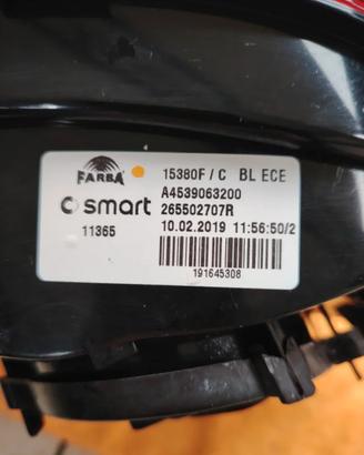 Stop fanali smart 453
