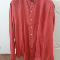 Camicia NUOVA di LINO marchio AND taglia L uomo