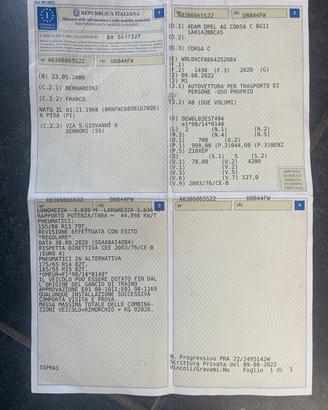 Solo per parti di ricambio