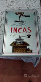 Quadro pubblicità caffe incas