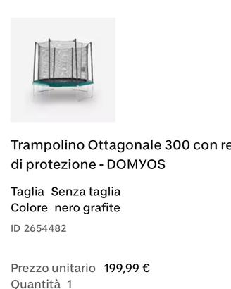 Trampolino decathlon