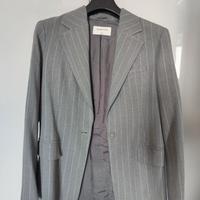 Giacca donna grigia a righe Babaton, taglia S