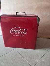 frigo portatile vintage coca cola
