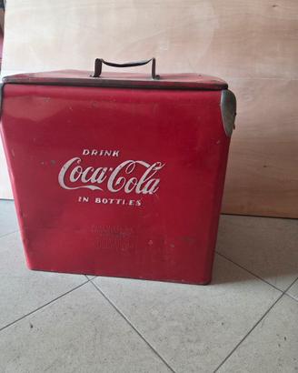 frigo portatile vintage coca cola