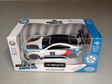 Modellino 1:44 BMW M6 GT3 dtm versione bianca 