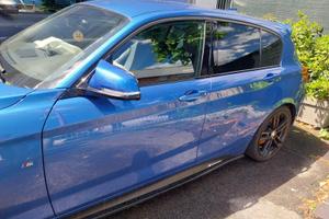 BMW serie 1 incidentata