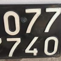 Targhe auto epoca