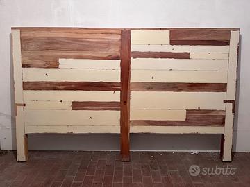 Testiera letto Maison du Monde in legno massello –