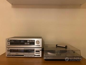 Impianto stereo con giradischi JVC