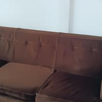 divano in velluto marrone 4 posti