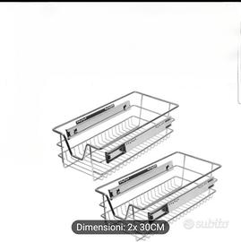 Cassetti scorrevoli mobili cucina