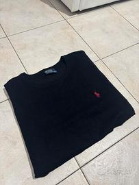 Maglione nero a maniche lunghe Polo Ralph Lauren