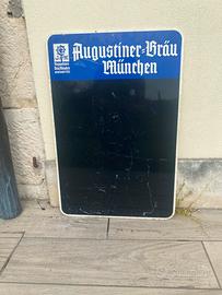 Lavagna pubblicitaria Augustiner Brau Munchen