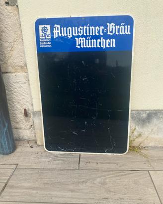 Lavagna pubblicitaria Augustiner Brau Munchen