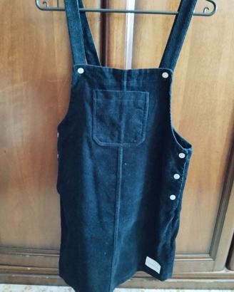 Gonna a salopette in velluto di Calvin Klein Jeans