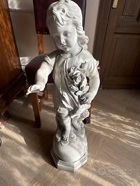 Scultura in porcellana biscuit
