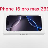 IPHONE 16 PRO MAX 256 NUOVO GAR 24M  LISTINO 1489€