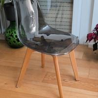 sedie trasparenti fumé pvc