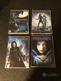 Serie di 4 film DVD Underworld 1-4