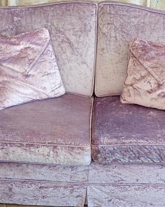 DIVANO ELEGANTE MARCA TRE Ci SALOTTI color glicine