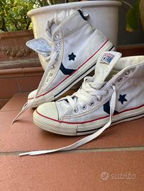 Sneakers Converse unisex in pelle vintage nr. 41.5