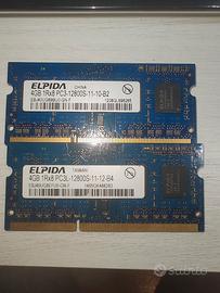 2x4gb ddr3 sodimm notebook