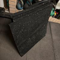 Tappetini antiurto 4 da 60X60X2cm per palestra gym