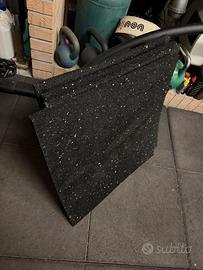 Tappetini antiurto 4 da 60X60X2cm per palestra gym