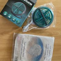 Ventilatore USB + poltrona gonfiabile