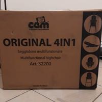 Seggiolone CAM Original4in1 Beige NUOVO MAI APERTO