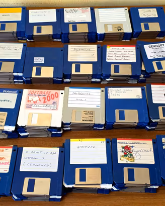 FLOPPY DISK DS DD 2D 3,5” NON LEGGIBILI - NN.200