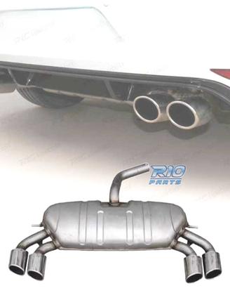 SILENZIATORE DI SCARICO AUDI A3 S LINE HATCHBACK 1