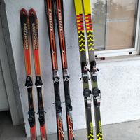 tre paia di sci 
