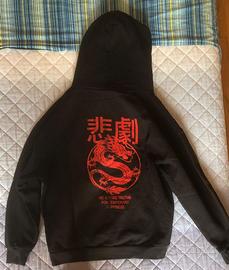 Felpa con stampa Subdued